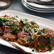 Three-Day, Twice-Cooked Pork Roast with Fried-Herb Salsa Verde